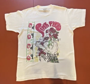 T-shirt manica corta naturale per adulti Pink Floyd Marquee '66 London Music M - Foto 1 di 5