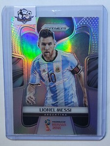 2018 Panini Prizm World Cup #1 Lionel Messi Silver Prizm World Cup Inv1