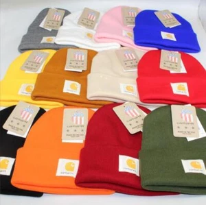 Unisex Beanie Watch Hat Acrylic Winter Pull On Closure Knit Cap A18 - Picture 1 of 23