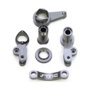 STRC Gray Prec Mach HD Steering Bellcrank Traxxas Slash 4X4 ST6845GM - Picture 1 of 2
