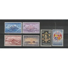 TONGA 1962 POSTA AEREA EMANCIPAZIONE YVERT N. 1/6 - 6 VAL MNH SEI CERTIFICATI