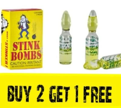 STINKY 3 Stink Bombs ( BUY 2 BOXES GET 1 BOX FREE )