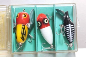 Heddon Champlin Collaboration Lure Kit Crazy Crawler Tiny Lucky 13 Tiny Runt - Imagen 1 de 6