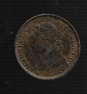 GREAT BRITAIN UK COIN FARTHING 1881 H UNCIRCULATED - Picture 1 of 2