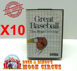 10x SEGA MASTER SYSTEM CIB GAME - CLEAR PROTECTIVE BOX PROTECTOR SLEEVE CASE - Picture 1 of 7