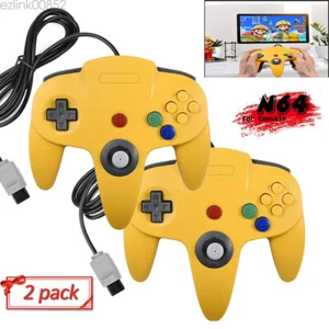 2x Classic N64 Controller Retro N64 Gaming Wired Gamepad for Ultra N64 Console - Picture 1 of 16