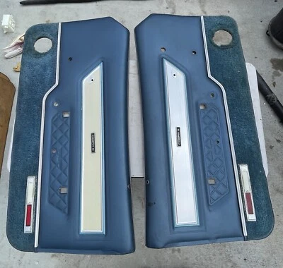 PANELES DE PUERTA MUSTANG II 1974 1975 1976 1977 1978 MUSTANG Azul Cobra Ii Foto 1 de 4