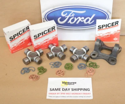 Ford Ranger 1995-1997 línea de transmisión trasera acompañante brida yugo kit de junta en U OEM Foto 1 de 4