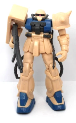 Figura de goma bronceada vintage de los años 80 MOBILE SUIT GUNDAM ZAKU II W ARMA - 5" Foto 1 de 4