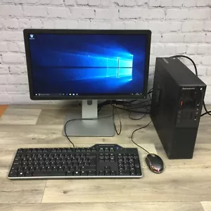 Lenovo S500 4GB Ram 500GB HDD Windows 10 Pro SFF Computer Set Up With Monitor - Picture 1 of 6