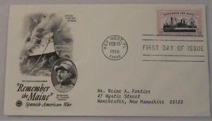 FDC 3192 Remember the Maine February 15 1998 Key West Florida - Picture 1 of 2