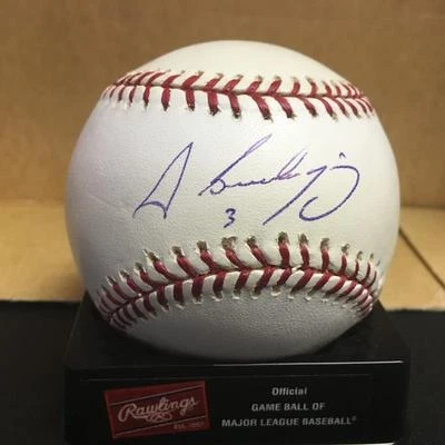 ABRAHAM NUNEZ CARDENALES/PIRATAS/METS/FILLIES M.L. BÉISBOL FIRMADO CON CERTIFICADO DE AUTENTICIDAD Foto 1 de 2