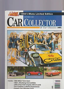 Car Collector & Car Classics Magazine October 1993 Jay Koka Mustang Impala MGA  - Picture 1 of 1