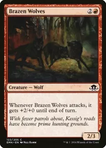 4 Brazen Wolves 4x x4 - NM - Eldritch Moon - SPARROW MAGICHI - Picture 1 of 1