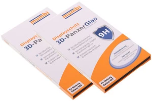 2x Panzerfolie Schutzfolie 3D für Samsung Galaxy S20, Härtegrad: 9H, Doppelpack - Bild 1 von 4