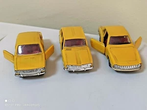 VINTAGE RENAULT 16, FIAT 125, GHIA V. 280 TOY CARS USSR PLASTIC 1/43 NOVOEXPORT - Picture 1 of 12