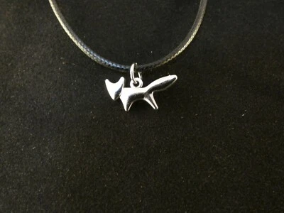 Fuchs Anhänger mit Kette Versilbert Tier Wald Fox Wild Jagd Silber - Bild 1 von 3