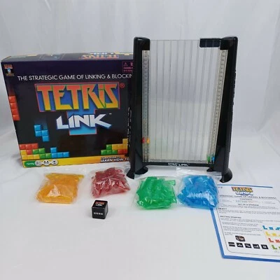 Tetris Link Strategic Board Game Linking & Blocking 2011 Techno Source Complete - Image 1 of 4