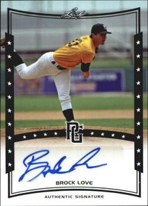 2014 Leaf Perfect Game Showcase Autographs #ABL1 Brock Love