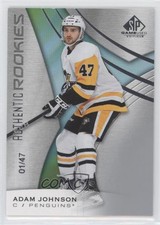 2019 Upper Deck SP Game Used Authentic Rookies /47 Adam Johnson #155 Rookie RC