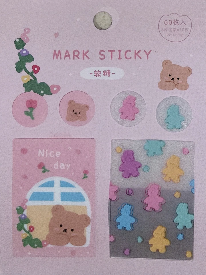 Kuma bear candy sticky notes - Image 1 of 1