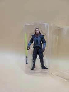 Star Wars Qui-Gon Jinn Action Figure 2000 4" Hasbro Power Of The Jedi - Picture 1 of 16