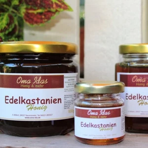 Edelkastanienhonig aus Italien Kastanienhonig Honig sortenrein Natur edelherb - Bild 1 von 8