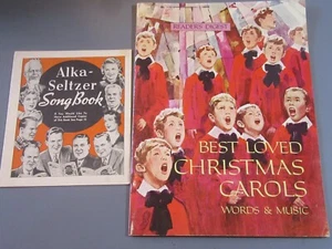 Vintage Alka - Selzer Song Book and Reader’s Digest Best Loved Christmas Carols - Picture 1 of 13