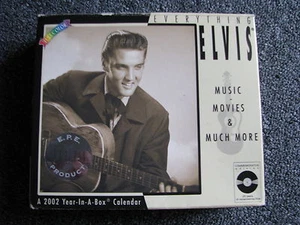Elvis Presley-Music Movies & many more-Calendar Box 2002-Kalender-Year in a Box - Bild 1 von 5