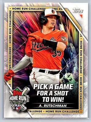 2023 Topps #HRC-3 Adley Rutschman Home Run Challenge (Series Two) - Image 1 of 2