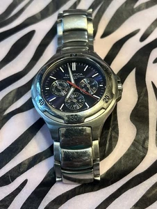 Orologio Uomo Nautica Acciaio Data Giorno Acciaio Quadrante Blu Batteria Nuova N00445 - Foto 1 di 5