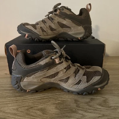 Merrell Womens Alverstone J033034 Gray/Peach Hiking Shoes Size 7 worn only once! - Image 1 of 4