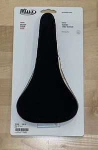 NWT Selle Italia Turbo 1980 Saddle 146 mm L1 FeC Alloy Rail Nubuk Leather Black - Picture 1 of 5