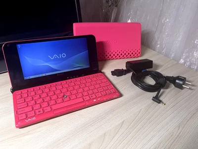 Sony VAIO P PCG-11112V Pink • TrackPoint Not Working • Charger + Case  - Image 1 of 4