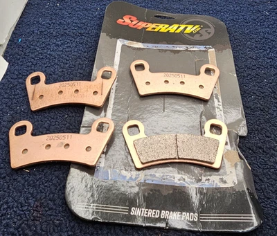 Pastillas de freno sinterizadas SuperATV BP-P-007 para Polaris General 4 1000 2019 Foto 1 de 4