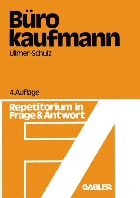 Ullmer-Schulz - Der Brokaufmann   Repetitorium in Frage und Antwort - - P555z - Image 1 of 1