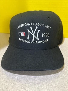 1996 New York Yankees Division Champs New Era bestickt Snapback Cap Mütze - Bild 1 von 4