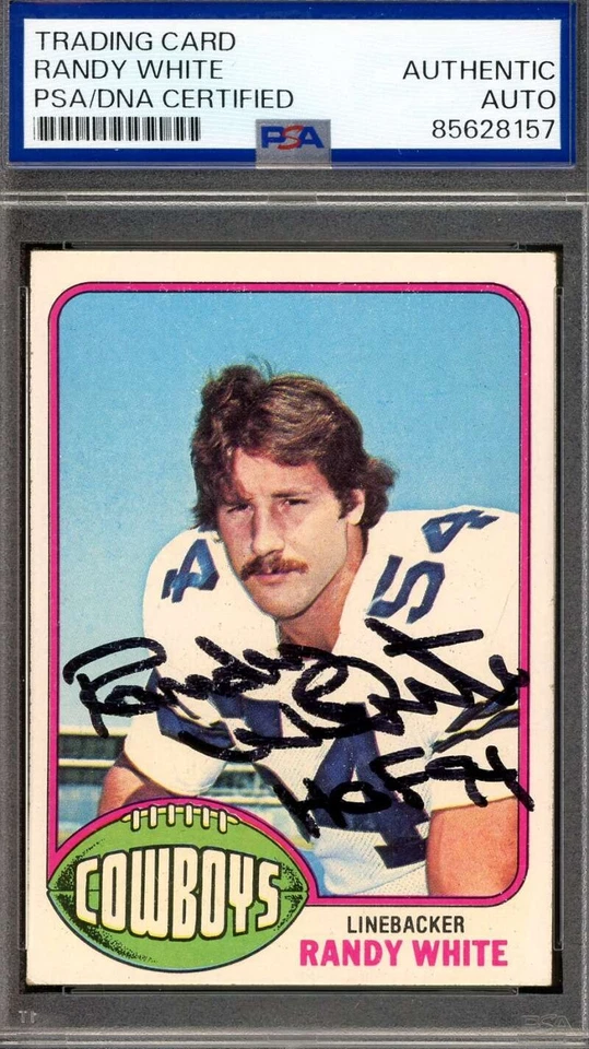 Randy White PSA DNA Signed 1976 Topps Rookie Autograph - Image 1 of 1