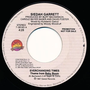 SEIDAH GARRETT - EVERCHANGING TIMES - QUEST 7-28163-A - 45 Record VG++ - Imagen 1 de 2