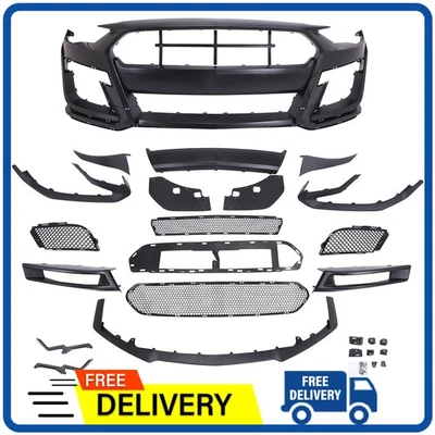 Primed Bumper Kit For 2018-2023 Ford Mustang GT500 Easy Installation - Изображение 1 из 4