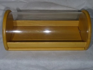 Brotkasten aus Holz mit Plexiglas Design 70er Jahre Dänemark Bodum Vintage. - Bild 1 von 6