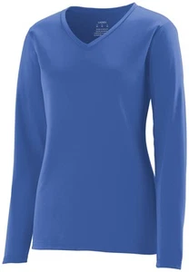 Augusta sportswear Women's NexGen Wicking Long Sleeve Tee - 1788 FREE SHIPPING! - Picture 1 of 13