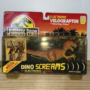 Velociraptor electrónico Kenner 1993 Jurassic Park de colección con garra de corte #61023 - Imagen 1 de 12