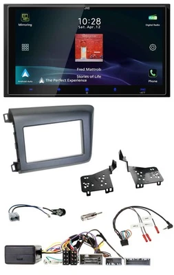 JVC USB Bluetooth 2DIN DAB Lenkrad Autoradio für Honda Civic US Modelle 2012-201 - Bild 1 von 4