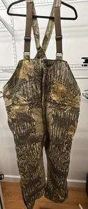 Duxbak Realtree Camo Insulated Hunting Bib Overalls Size Large - Picture 1 of 5