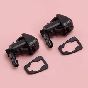 2x Front Windscreen Wiper Washer Nozzle Jet Spray Fit For Ford F-250 F-450 F-550 - Picture 1 of 6