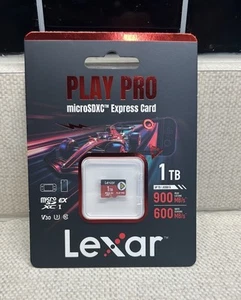 Lexar Play Pro microSDXC Express Card 1 TB Switch 2 - IN HAND SHIPS NEXT DAY - Picture 1 of 1