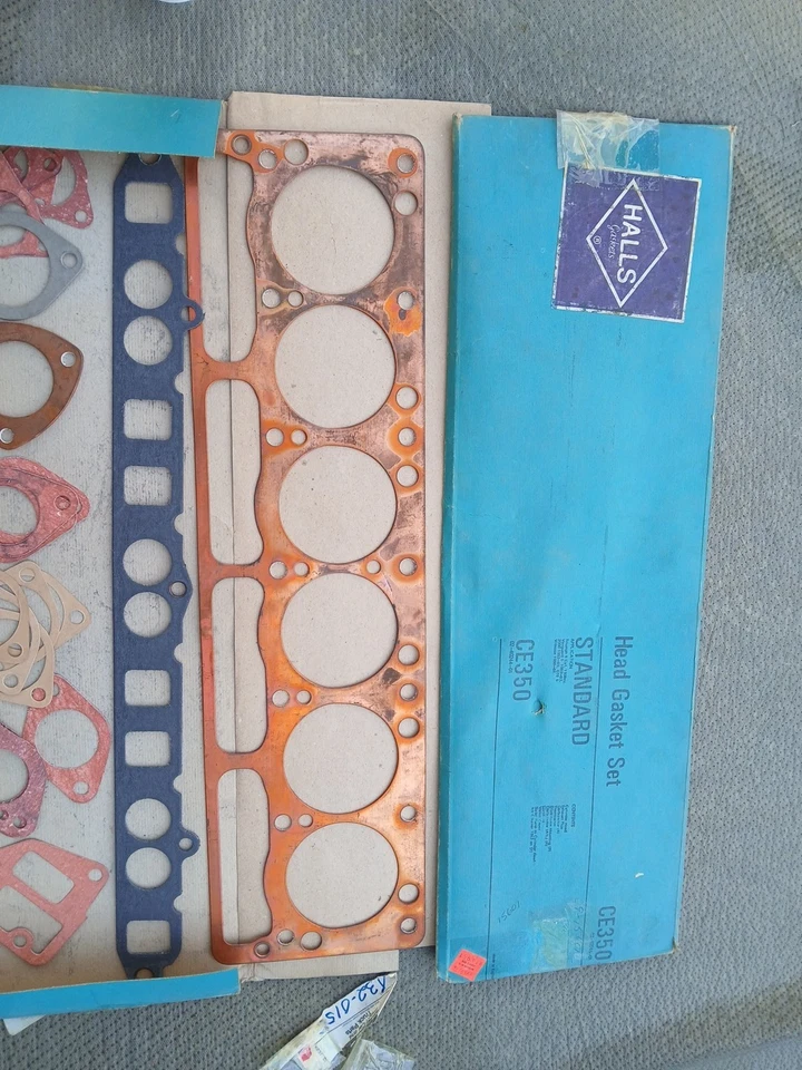 Triumph GT-6 MKI Vitesse head gasket set NOS Halls CE350 - Image 1 of 4