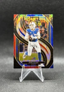 Josh Allen 2024 Select Red Blue Shock Prizm Premier Level #122 Buffalo Bills - Picture 1 of 2
