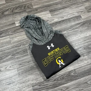 UNDER ARMOUR Gustavus Adolphus Loose Grey Sweatshirt Hoodie Boy's Size Medium - Picture 1 of 7